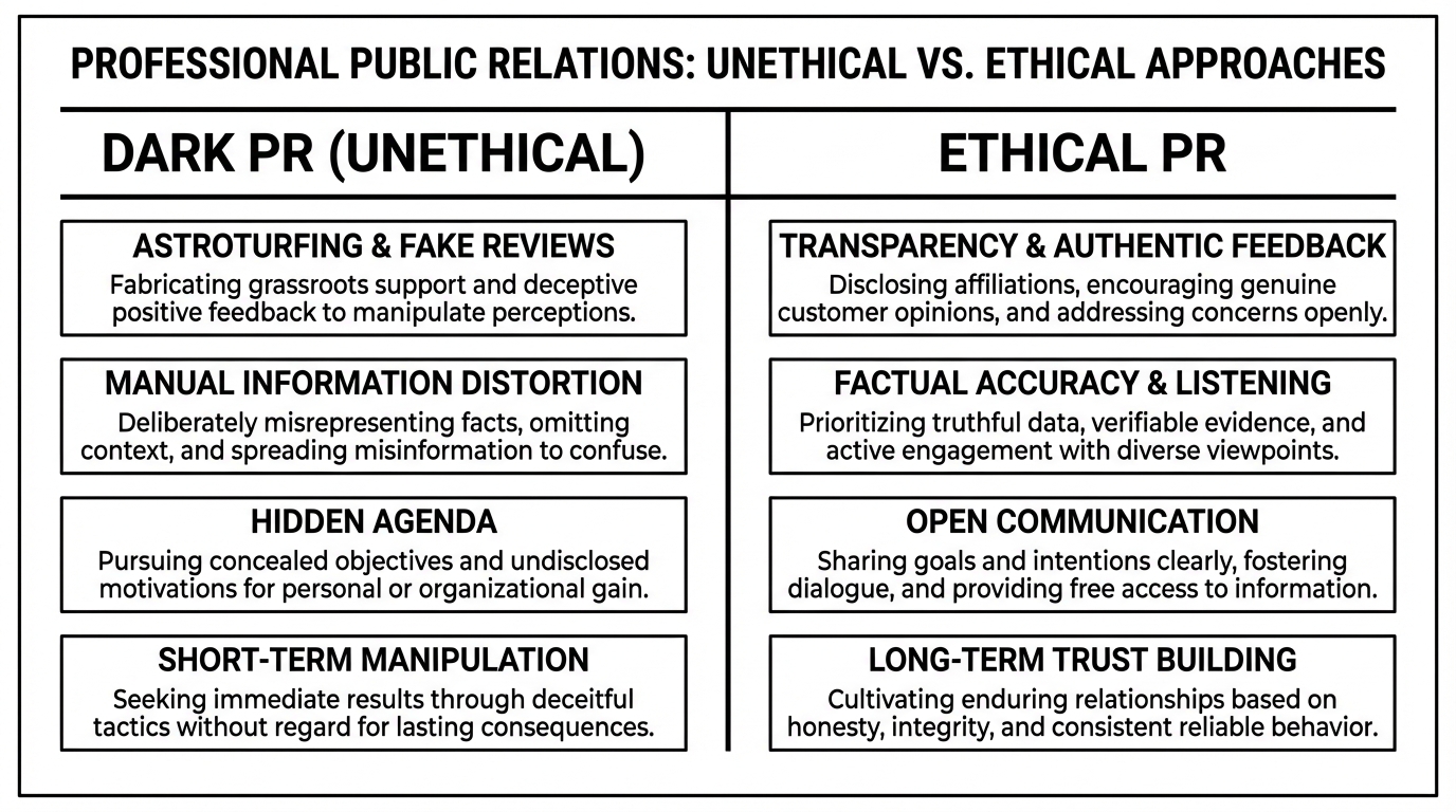 Dark PR vs Ethical PR
