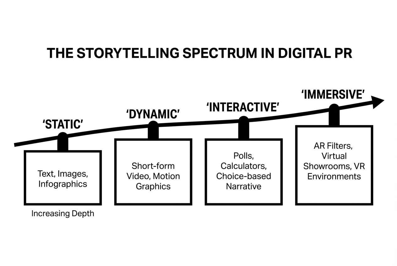 The Storytelling Spectrum in Digital PR